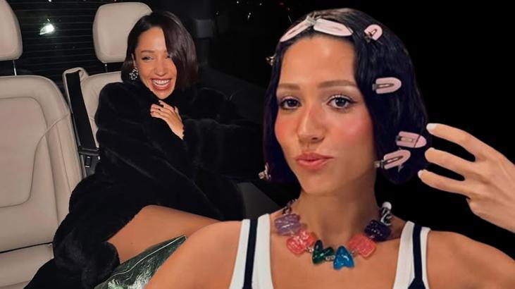 Zeynep Bastık bu kez arkadaşının doğum gününe katıldı! Peruklu hali dikkat çekti